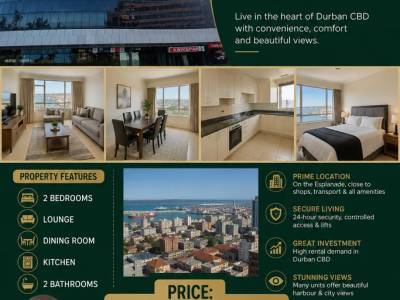 2 bedrooms apartment&nbsp; for sale in Durban - John Ross house